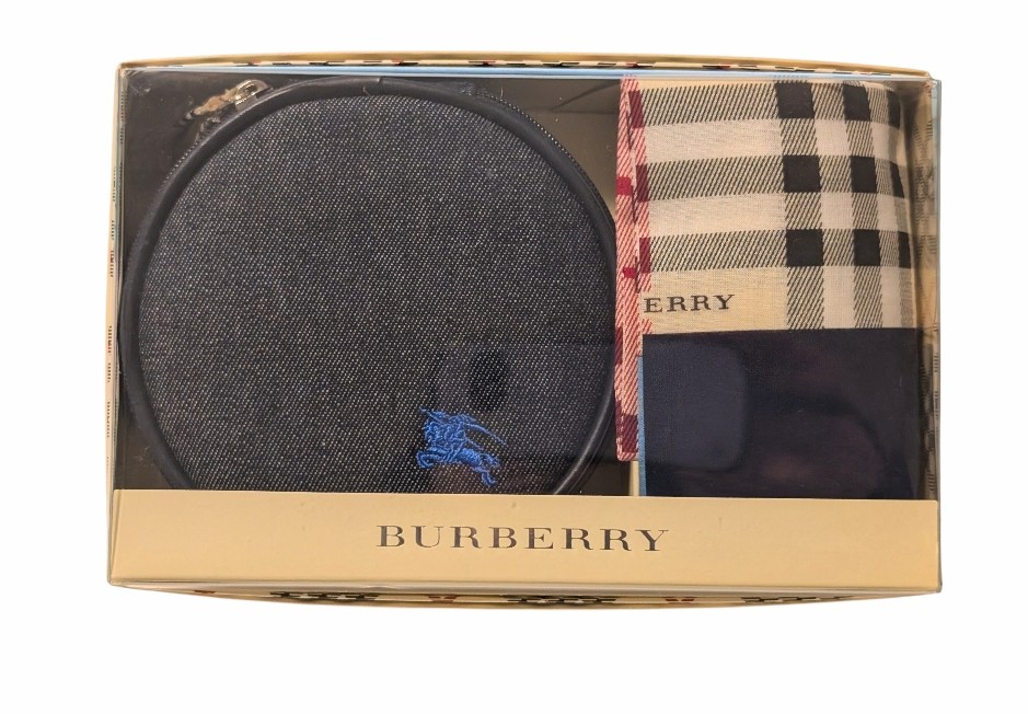 楽天市場】未使用品 バーバリー BURBERRY ポーチ ハンカチ セット