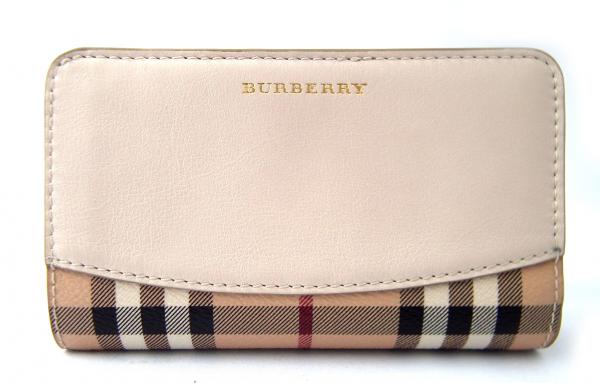 burberry women's check wallet