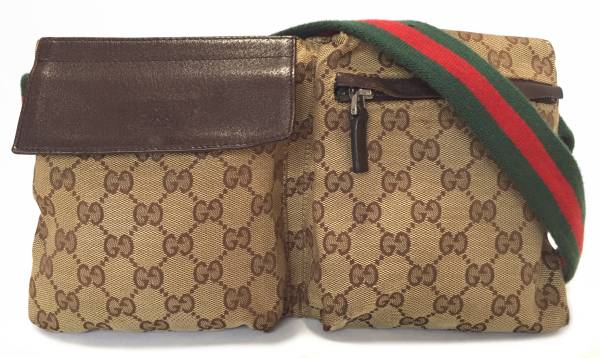 Gucci waist bag belt bag GG canvas Sherry Crossbody Shoulder bag 28566 GUCCI men\u0027s women\u0027s