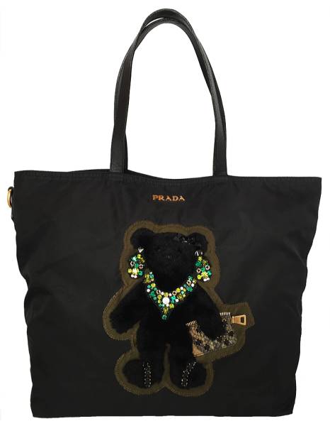 prada teddy bear bag
