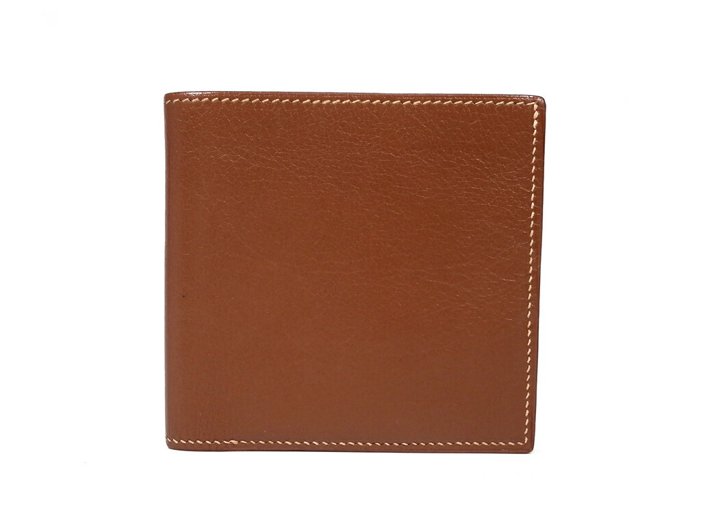 楽天市場 良好 エルメス 札入れ 二つ折り 財布 札入 ブラウン ヴォーガリバー レザー メンズ ｈｅｒｍｅｓ 中古 ブランディール楽天市場店
