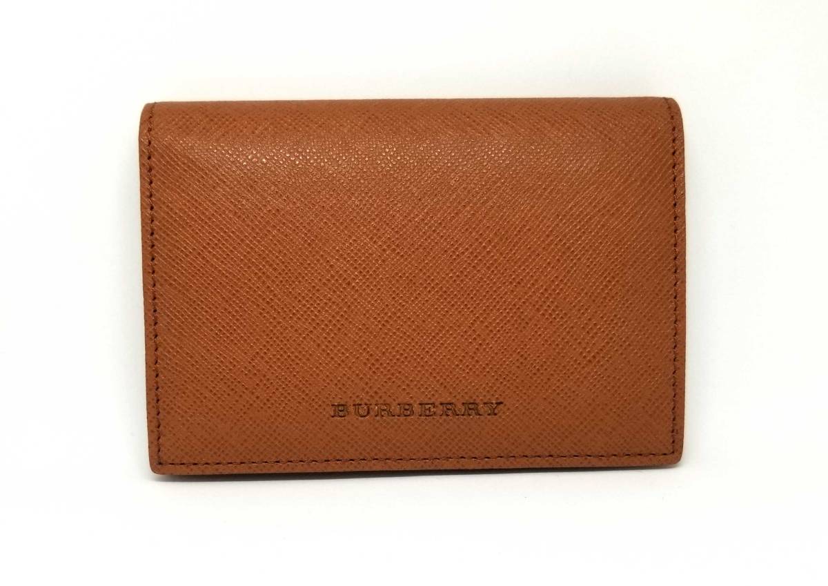 ☆関税込☆BURBERRY☆チェック 折り畳み カードケース