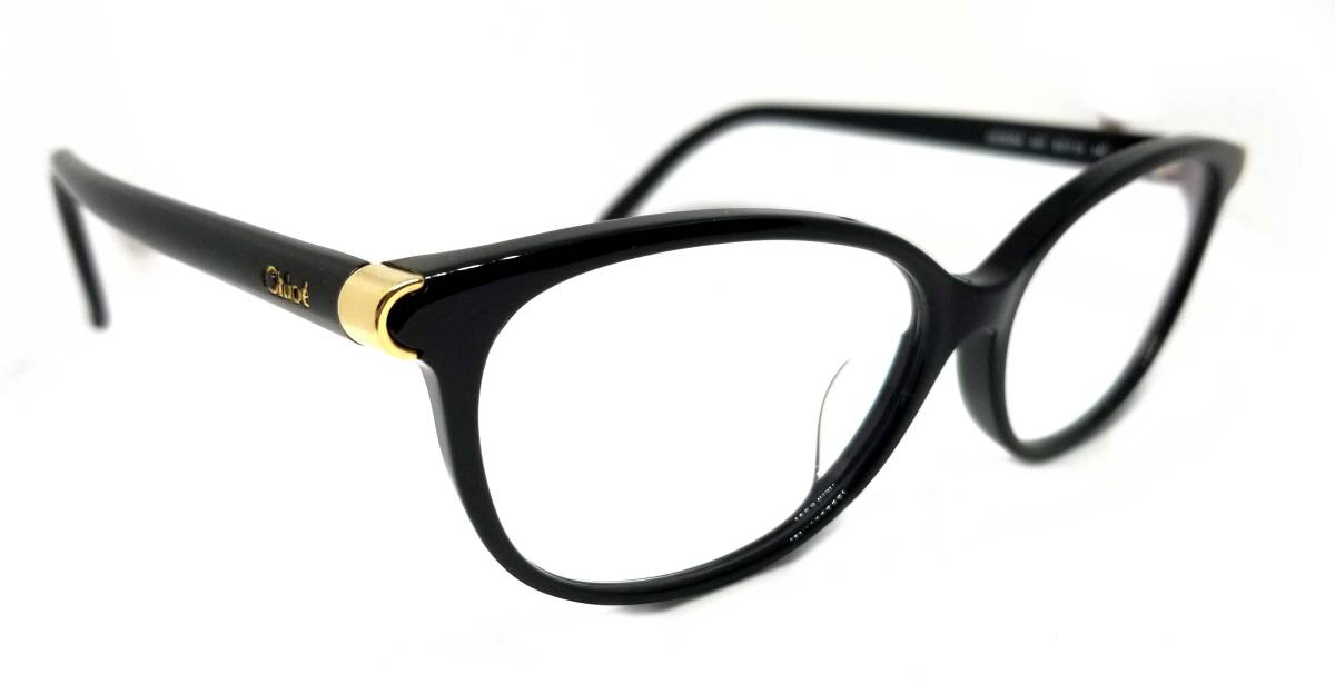 【楽天市場】新品同様 クロエ 眼鏡 メガネフレーム 黒縁 CE2629A レディース ゴールド金具 ロゴ入り 伊達眼鏡 メガネフレーム