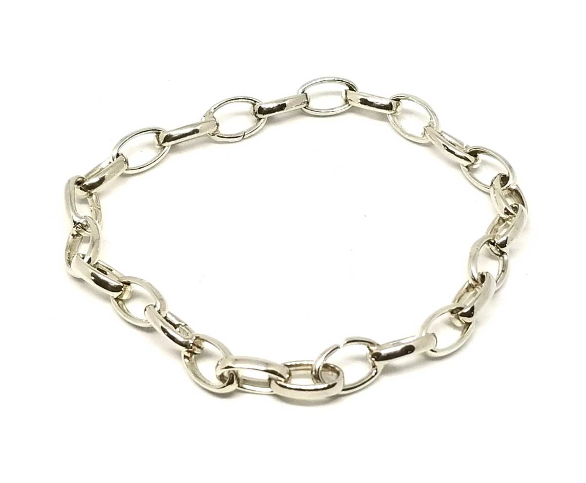 Beautiful article Gucci Silver Charm bracelet \u200e455261 breath Gucci ghost SV925 18 men\u0027s GUCCI chain