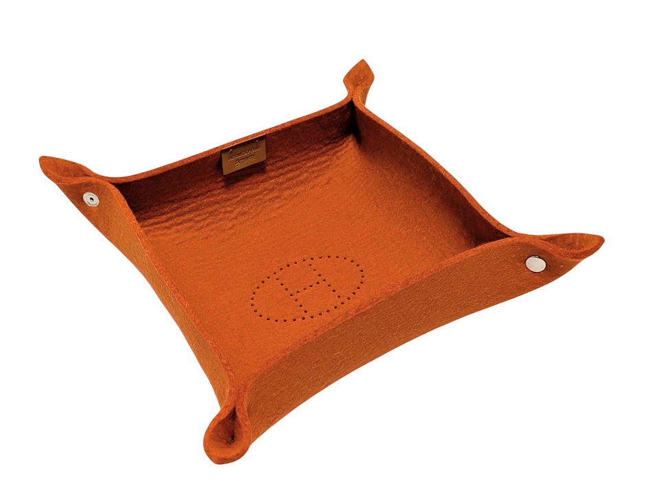 楽天市場】HERMES エルメス グリオット レザートレイ 小物入れ マルチ