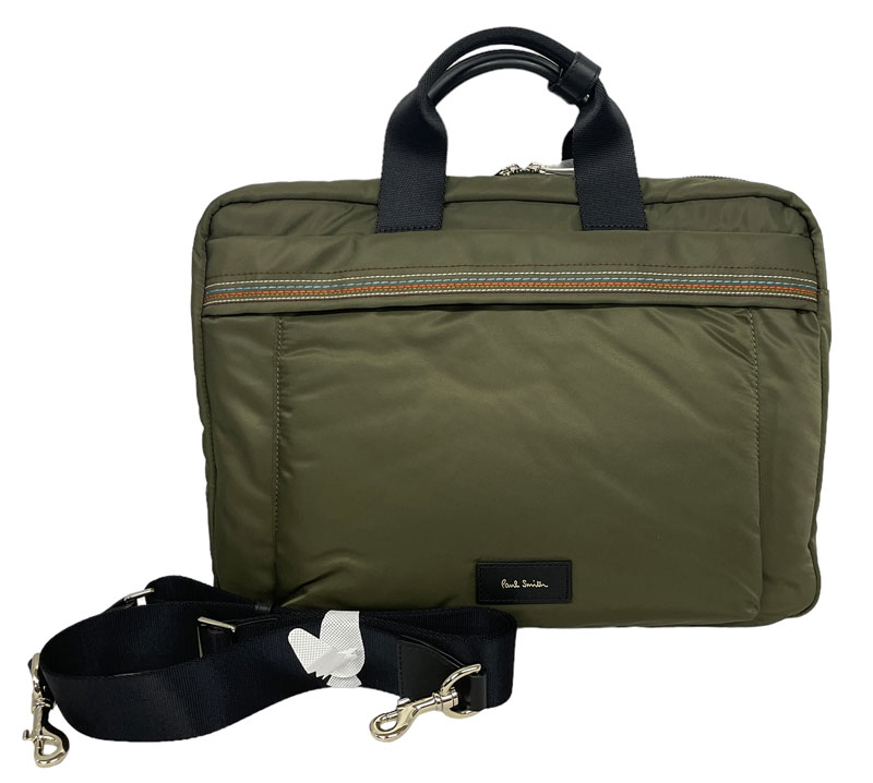 ポールスミス ビジネスバッグ ナイロン 3way リュック ショルダーバッグ 黒 Paul Smith】3WAY仕様！ビジネスナイロンリュック (Paul Smith