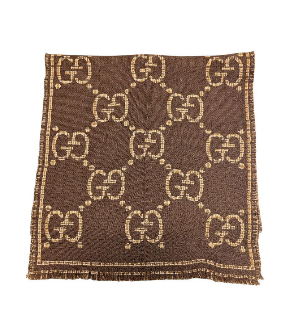 楽天市場】GUCCI グッチ GGジャガード ウールシルクマフラー 495592