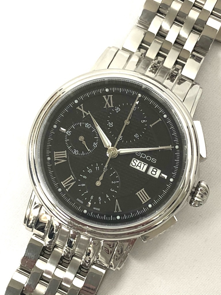 楽天市場】エポス EPOS 3365 ダイバーズ クロノグラフ デイデイト 自動