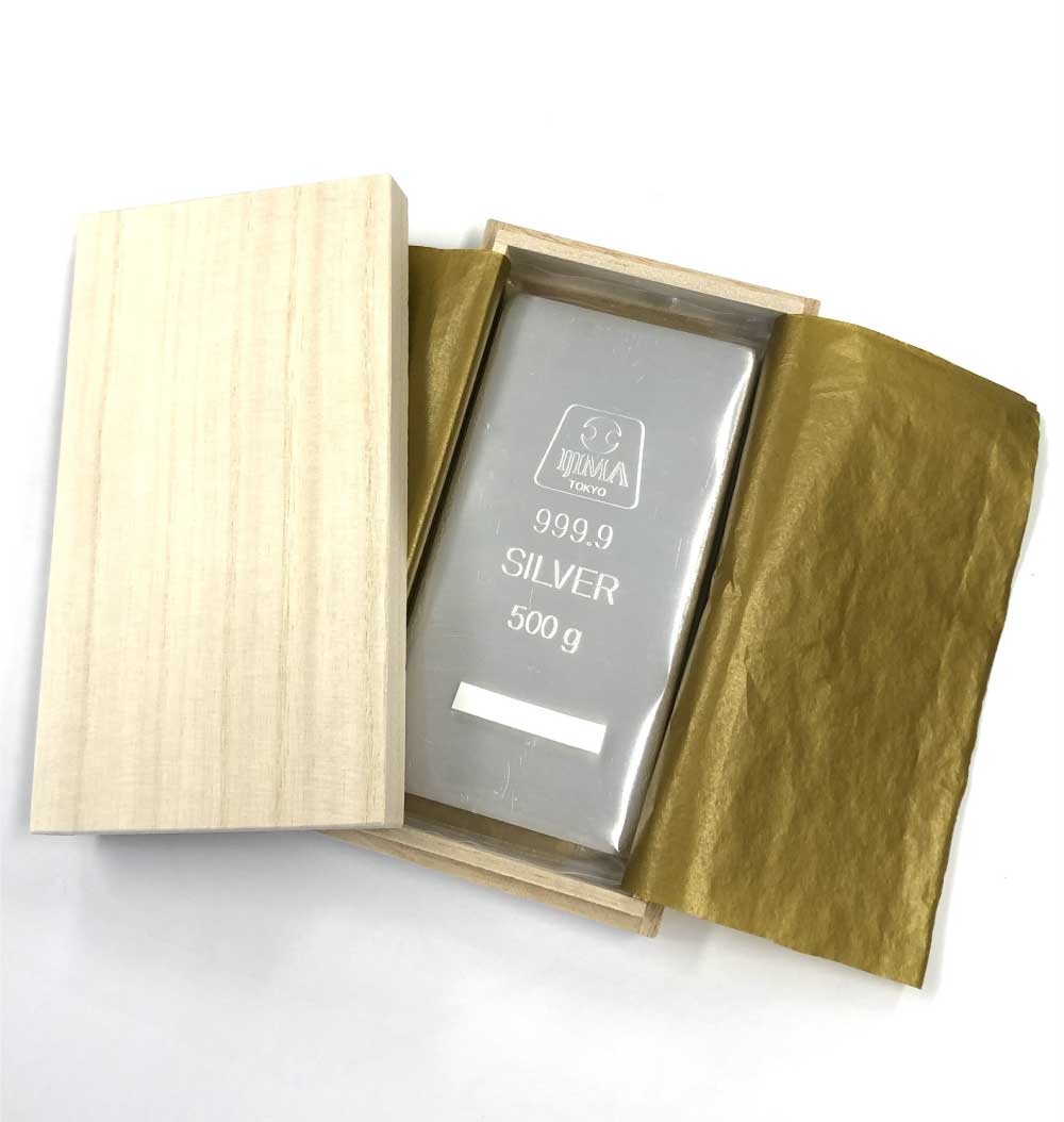 楽天市場 新品 未使用 未開封 井嶋金銀工業 純銀 インゴット Ingot 500g Ijima シルバー シルバーバー Sv999 9 銀塊 銀板 イジマ グッドデリバリーバー 桐箱付き 中古 ブランディール楽天市場店 楽天市場 新品 未使用 未開封 井嶋金銀工業 純銀 インゴット Ingot 500g Ijima シルバー シルバーバー Sv999 9 銀塊 銀板 イジマ グッドデリバリーバー 桐箱付き 中古 ブランディール楽天市場店