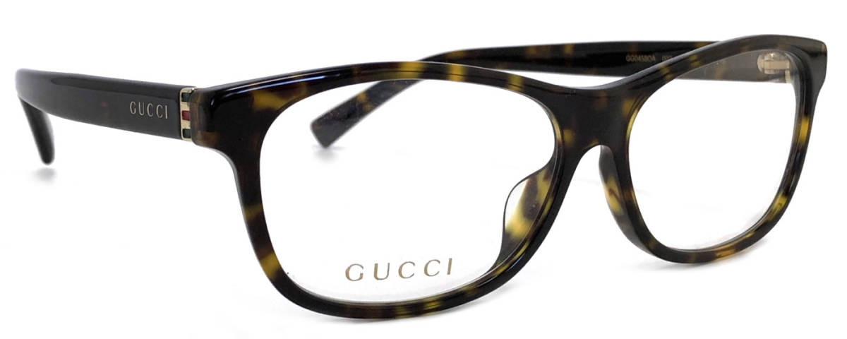 未使用 グッチ 眼鏡 メガネフレーム Gg0458oa ロゴ べっ甲柄 レディース メンズ Gucci 眼鏡フレーム めがねフレーム メガネ めがね ブラウン 中古 Mozago Com