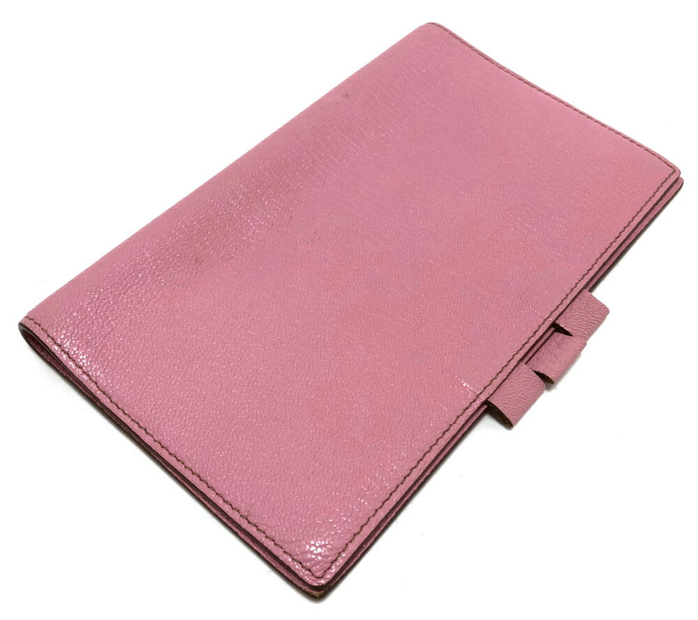 エルメス 手帳カバー ヴィジョン アジャンダ シェーブル 美品 本革