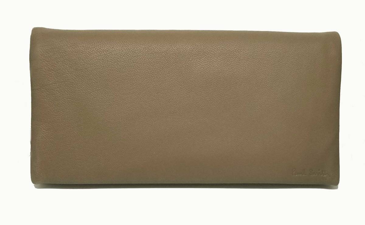 未使用 ポールスミス 長財布 アウトレット メンズ レザー ラムスキン ブラウン 本革 財布 コインケースあり Paul Smith Psu165 中古 Mozago Com