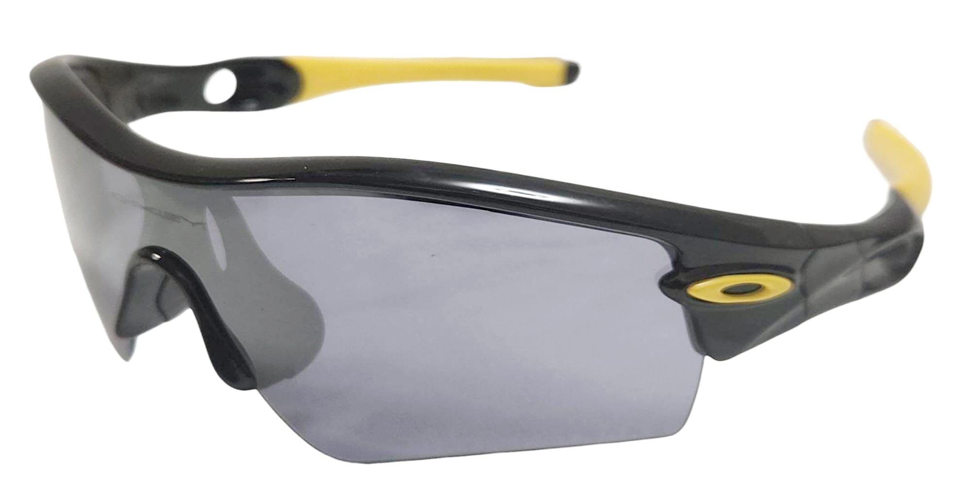 Oakley スポーツサングラス ブラック/イエロー オークリー OAKLEY サングラス JAWBONE ジョウボーン 04-211 黒
