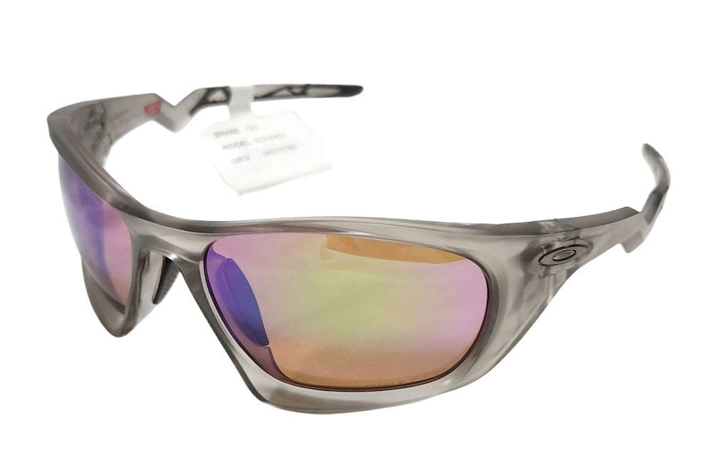 未使用 オークリー OAKLEY ラテラリス サングラス クリアマットグレー クリアフレーム OO9431-0760 LATERALIS アウトドア キャンプ Prizm P 偏光レンズ ハイブリッジフィット レディース メンズ 【中古】