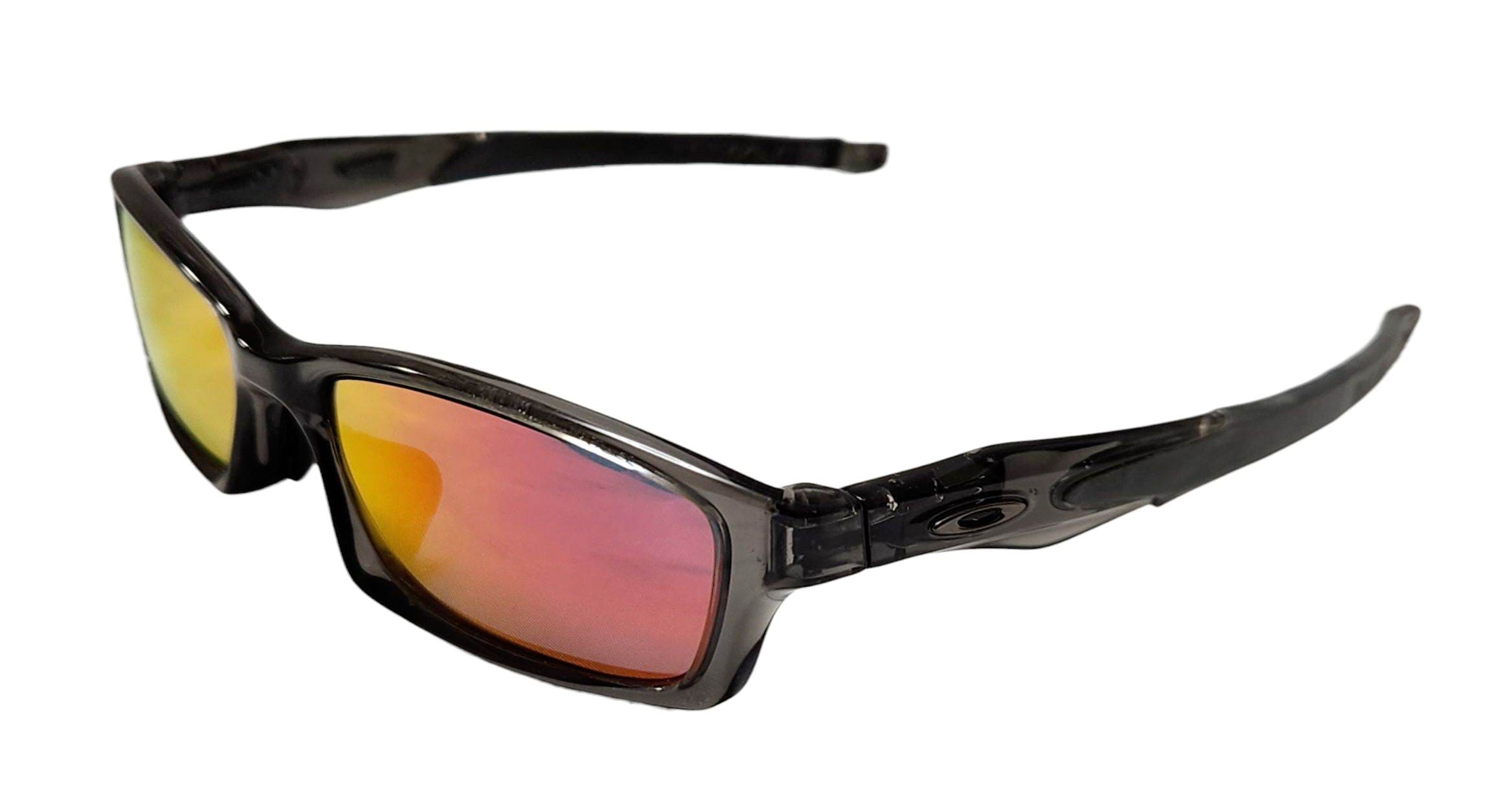 オークリー　クロスリンク　CROSSLINK サングラス クロスリンク ミラーレンズ 58O17 クリアグレー クリア OAKLEY メンズ レディース 【中古】