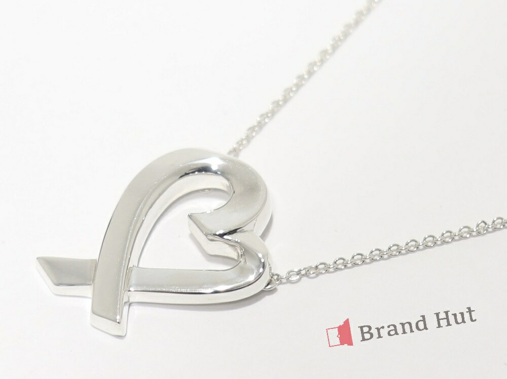 【美品】TIFFANY&CO ティファニー ネックレス シルバー ラビングハート TIFFANY&Co. ティファニー ラビング ハート ネックレス シルバー