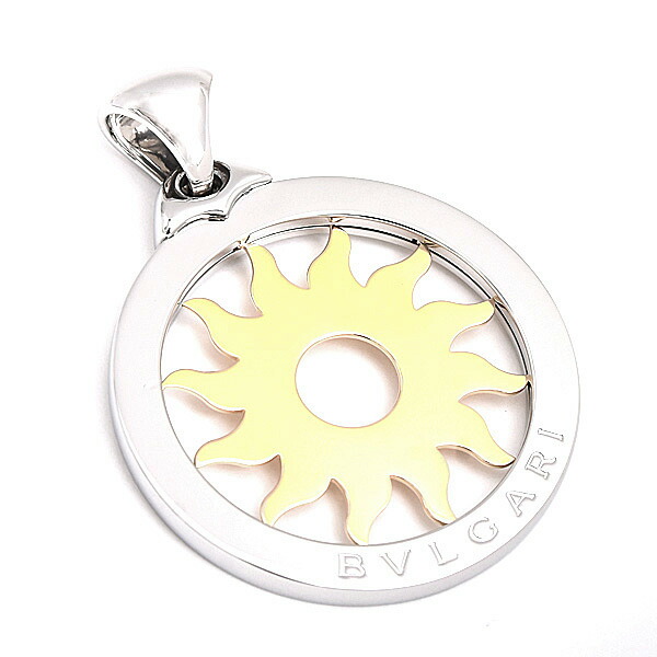 楽天市場】ブルガリ ペンダントトップ チャーム K18YGxSS トンド サン