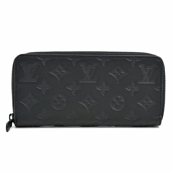 ルイヴィトン 札入れ メンズ モノグラムシャドウ ジッピーウォレット ホリゾンタル ロングウォレット 黒いこと Louis Vuitton M80333 中古