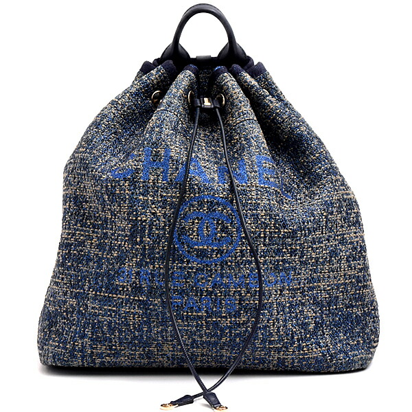 楽天市場】CHANEL シャネル ドーヴィルライン リュックサック バック