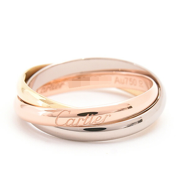 楽天市場】カルティエ 指輪 レディース トリニティ リング 48号 実寸