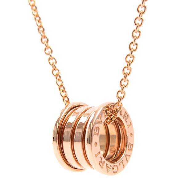 最安値級価格 ネックレス ペンダント ブルガリ Bvlgari ビー ゼロワン B Zero1 ネックレス レディース 750pg ピンクゴールド 中古 Www Tresor Gov Bf