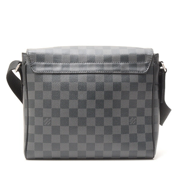ルイヴィトンバッグメンズショルダーバッグディストリクトPMダミエグラフィットN41028LouisVuitton【中古】