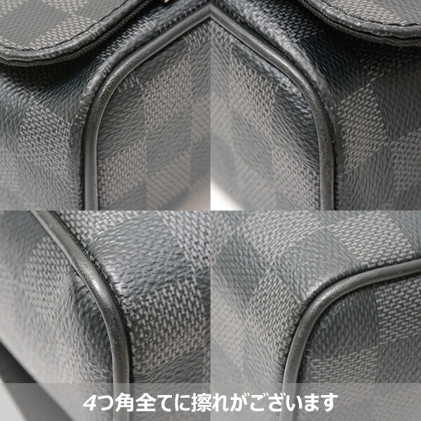 ルイヴィトンバッグメンズショルダーバッグディストリクトPMダミエグラフィットN41028LouisVuitton【中古】