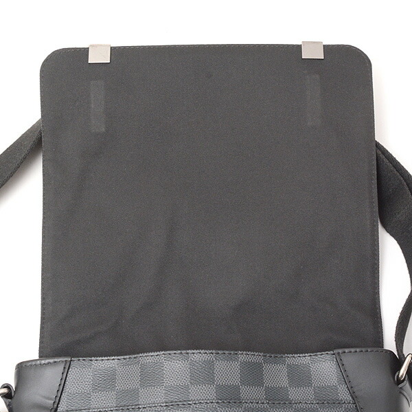 ルイヴィトンバッグメンズショルダーバッグディストリクトPMダミエグラフィットN41028LouisVuitton【中古】