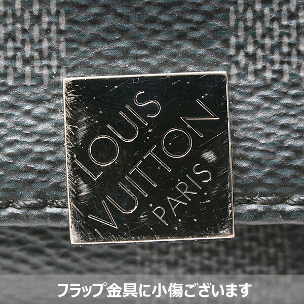 ルイヴィトンバッグメンズショルダーバッグディストリクトPMダミエグラフィットN41028LouisVuitton【中古】