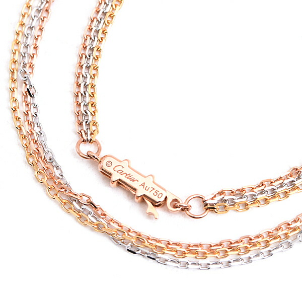Cartier カルティエ　3連チェーン ネックレス　トリニティ 楽天市場】【1/1〜1/3 先着順！最大30,000円OFFクーポン配布