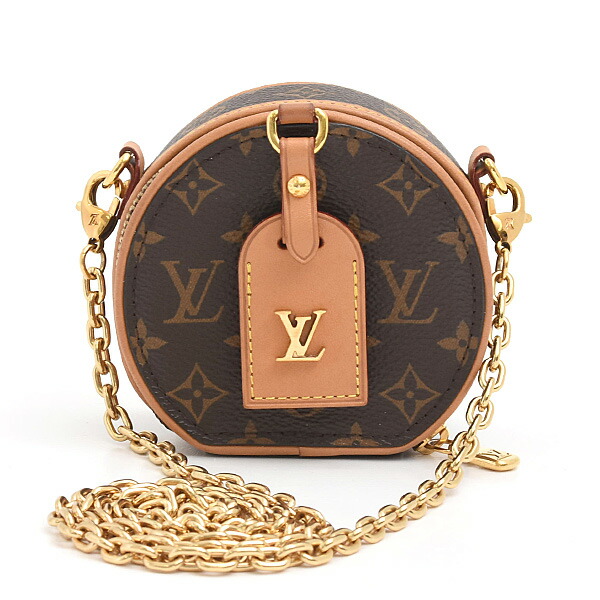 ルイヴィトン 御徒面子 レディース ボワット かぶり笠 頸飾り ミニショルダーバッグ モノグラム Louis Vuitton M68570 中古