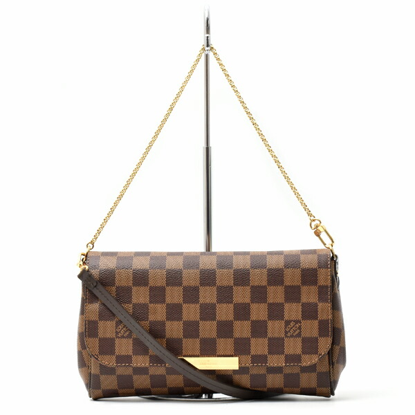 ルイヴィトン 御徒面子 レディース ダミエ フェイボリット MM ハンドバック ショルダーバッグ 2WAY N41129 Louis Vuitton 中古