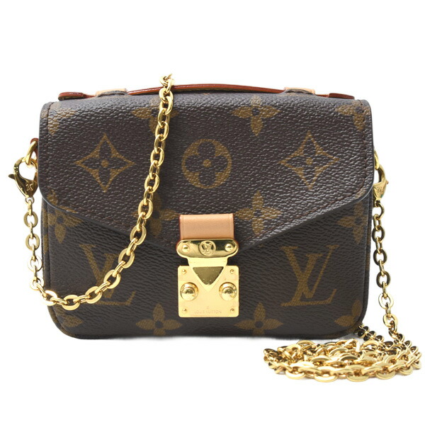 ルイヴィトン 御徒面子 レディース ミクロ メティス ショルダーバッグ モノグラム Louis Vuitton M81267 中古