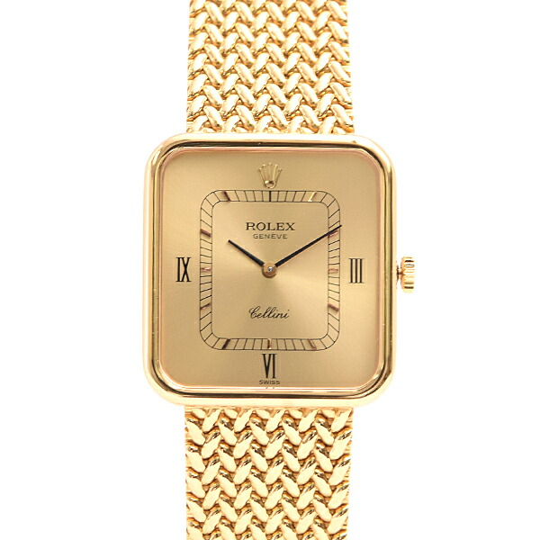 i*n様 ロレックス チェリーニ レディース 時計 ゴールド/シルバー ロレックス チェリーニ レディース 1970年製 18金 ゴールド