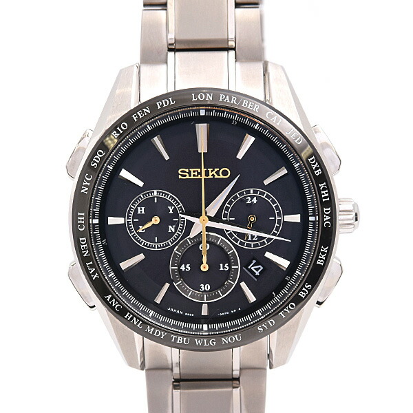 SEIKO ソーラー電波時計8B92-0AB0（中古稼働品） 楽天市場】セイコー SEIKO ブライツ メンズ 腕時計 8B92-0AB0
