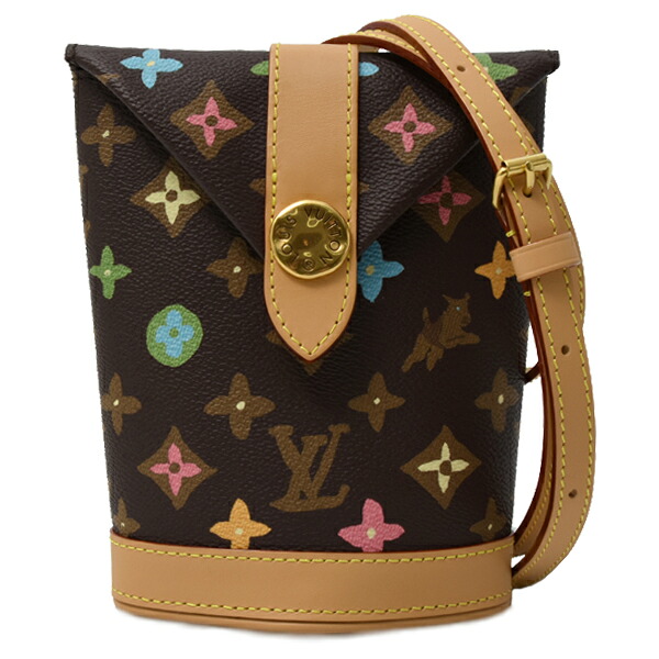 ルイヴィトン バッグ レディース エンベロップポーチ モノグラムクラギー 2WAY チョコレート ポシェット Louis Vuitton M83344 中古