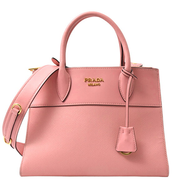 ✨美品✨化粧箱付き✨PRADAプラダ◆サフィアーノレザー◆ピンク◆シリアルあり PRADA - プラダ PRADA サフィアーノ シャイン 1ML506 ロゴ