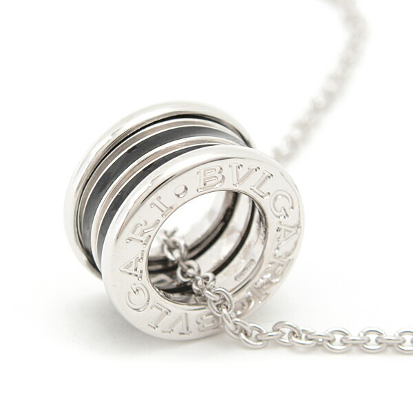 BVLGARI ビーゼロワン ペンダントトップ 750WG 約6.1g ビー・ゼロワン ブルガリ ネックレス レディース ビーゼロワン B