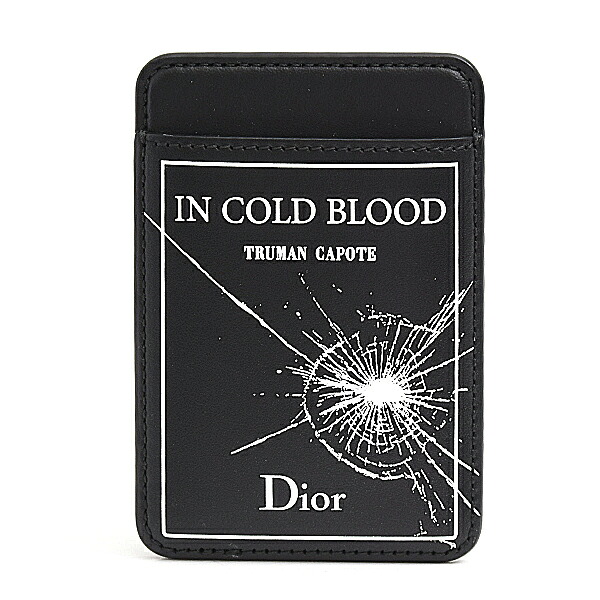 クリスチャンディオール カードケース メンズ マグネット カードホルダー カーフ ブラック Christian Dior 2BTCH207GUU 中古｜ＢｒａｎｄＭａｘ