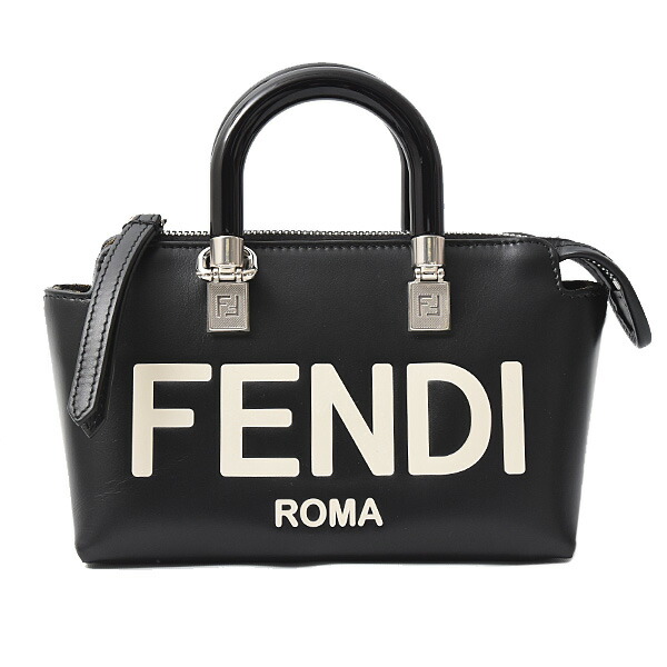 フェンディ ハンドバック レザー×キャンバス 肩掛け FF柄 黒 楽天市場】FENDI フェンディ マンマバケット ナイロンキャンバス