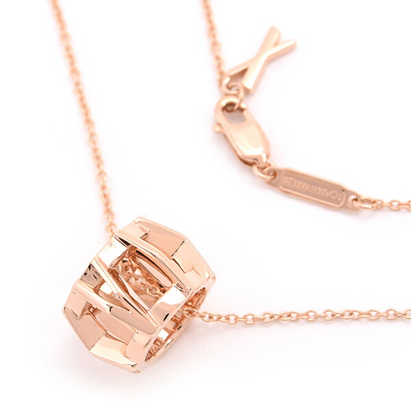 TIFFANY&Co. 公式ATLAS OPEN PENDANT ピンクゴールド Atlas® X Open Pendant in Rose Gold, Large | Tiffany & Co. US