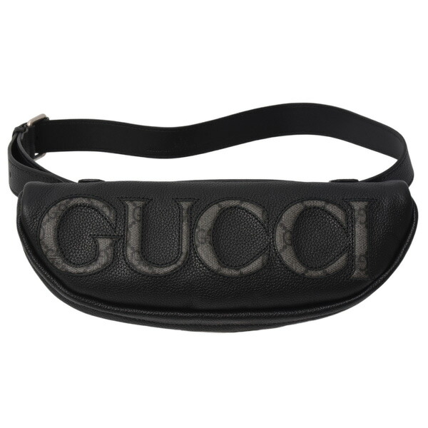GUCCI ボディバッグ ブラック ナイロン製 GUCCI - 新品 グッチ GUCCI ウエストバッグ・ボディバッグ GG