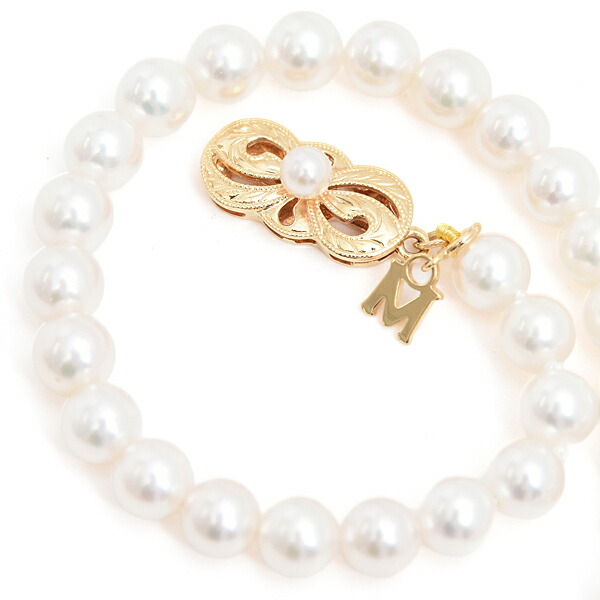楽天市場】ミキモト MIKIMOTO ブレスレット Mチャーム ベビー パール