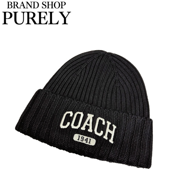 コーチ COACH ニット帽 シグネチャー柄  ビーニー コーチ COACH ニット帽 シグネチャー柄シグネチャー ニット