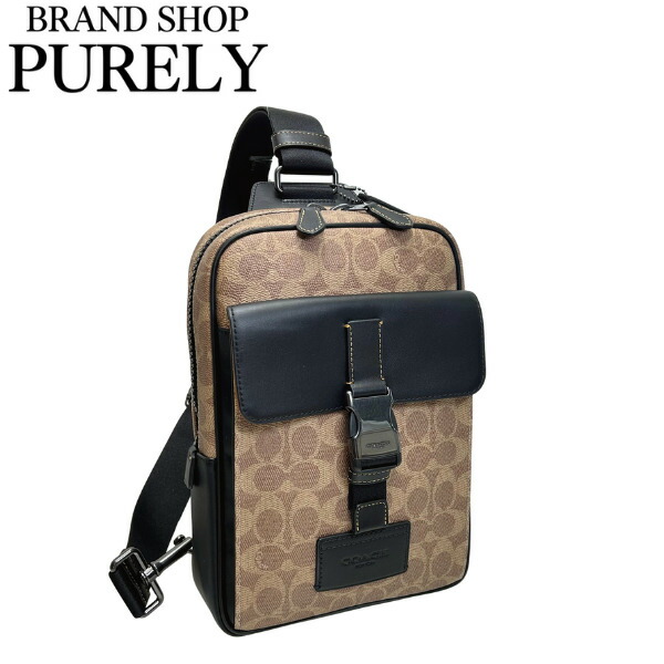 未使用 COACH コーチ シグネチャー クロスボディ ショルダーバッグ