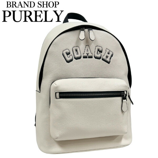 COACH ロゴデザイン ＊リュック COACH - コーチ ロゴ リュックサック レディース 【中古】の通販