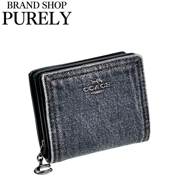 楽天市場】コーチ 財布 レディース COACH 折り財布 デニム スナップ