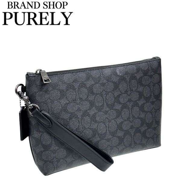 楽天市場】コーチ ポーチ メンズ COACH セカンドバッグ レザー ポーチ