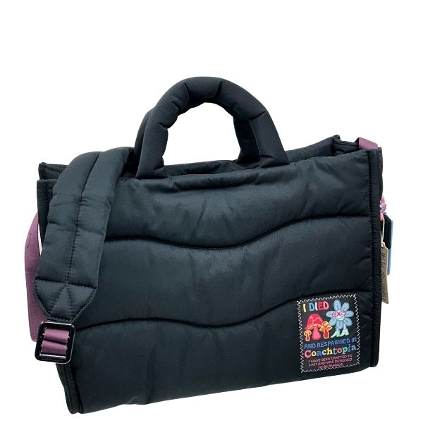 安心の国内発送 コーチ バッグ レディース メンズ COACH トートバッグ 2WAY コーチトピア ループ トート CQ057 BLK ブラック WWW MMM