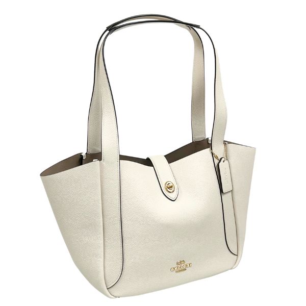 安心の国内発送 コーチ バッグ レディース COACH ショルダーバッグ レザー ハドリー ターンロック トート バッグ CAL17 IMCHK チョーク WWW